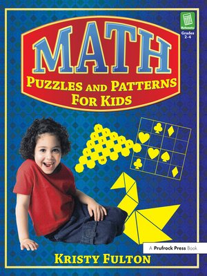 cover image of Math Puzzles and Patterns for Kids